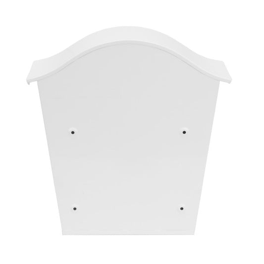 Buzón de Correo de Pared Tilda 37x36x13,5 cm Acero Galvanizado Blanco Fabrilamp - imagen 2 | Fabrilamp / Abrila