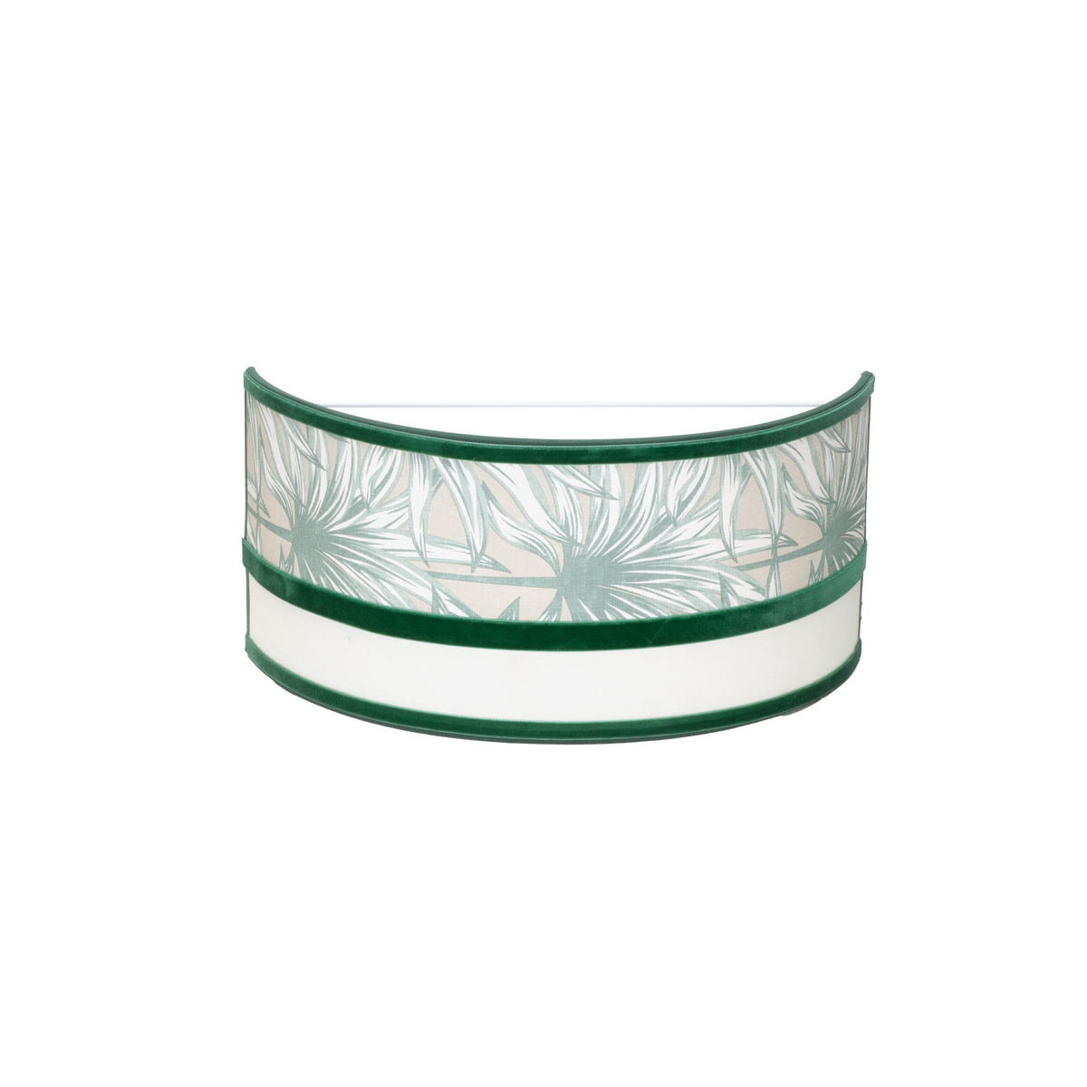 Aplique de Pared Caledonia 1xE27 Blanco y Verde 33 cm Fabrilamp - vista principal | Fabrilamp / Abrila · Ref. 248961006