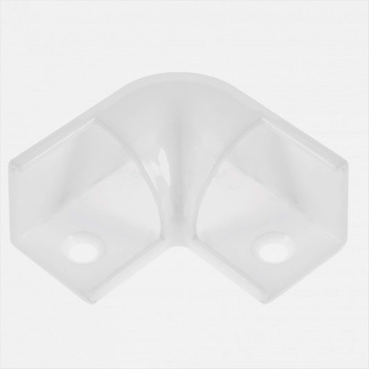 Canto Recto fabricado en Policarbonato transparente para unión de perfiles LED