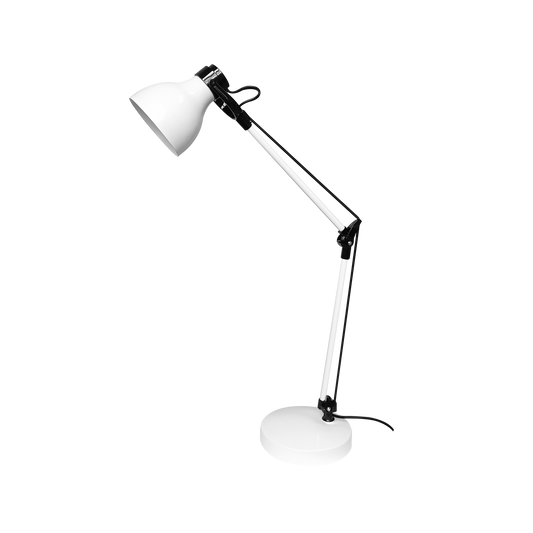 Flexo de Bombilla Carpo Blanco / Negro – vista principal · Ref. 205471001