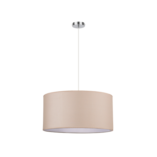 Lámpara Colgante Chanza 3xE27 50 cm Pantalla Textil Fabrilamp - vista principal | Fabrilamp / Abrila · Ref. 157695015