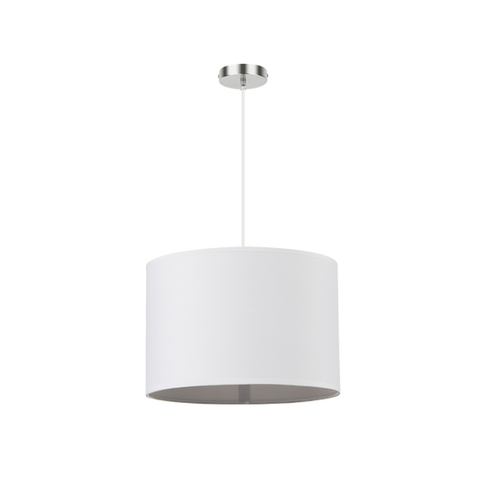 Lámpara Colgante Chanza 30 cm Pantalla Textil Fabrilamp - vista principal | Fabrilamp / Abrila · Ref. 157693001