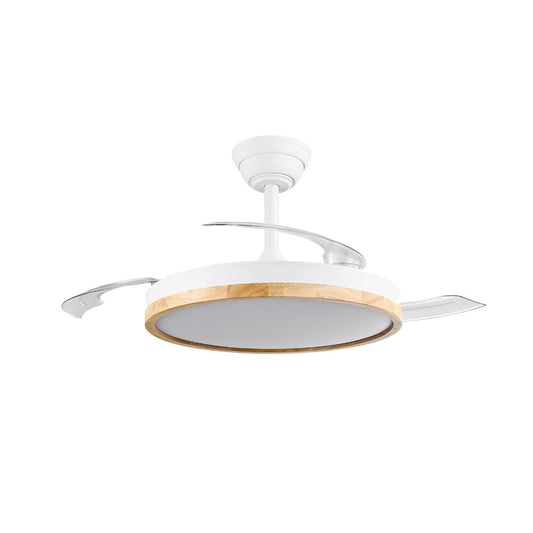 Ventilador Chief fabricado en Madera y metal color Blanco
