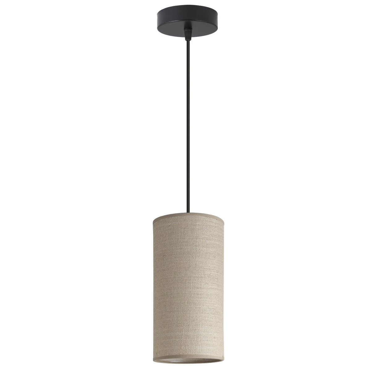 Lámpara Colgante Tala 15 cm Pantalla Textil AJP - 15 cm, Saco Marrón | AJP / Alemar · Ref. 12104