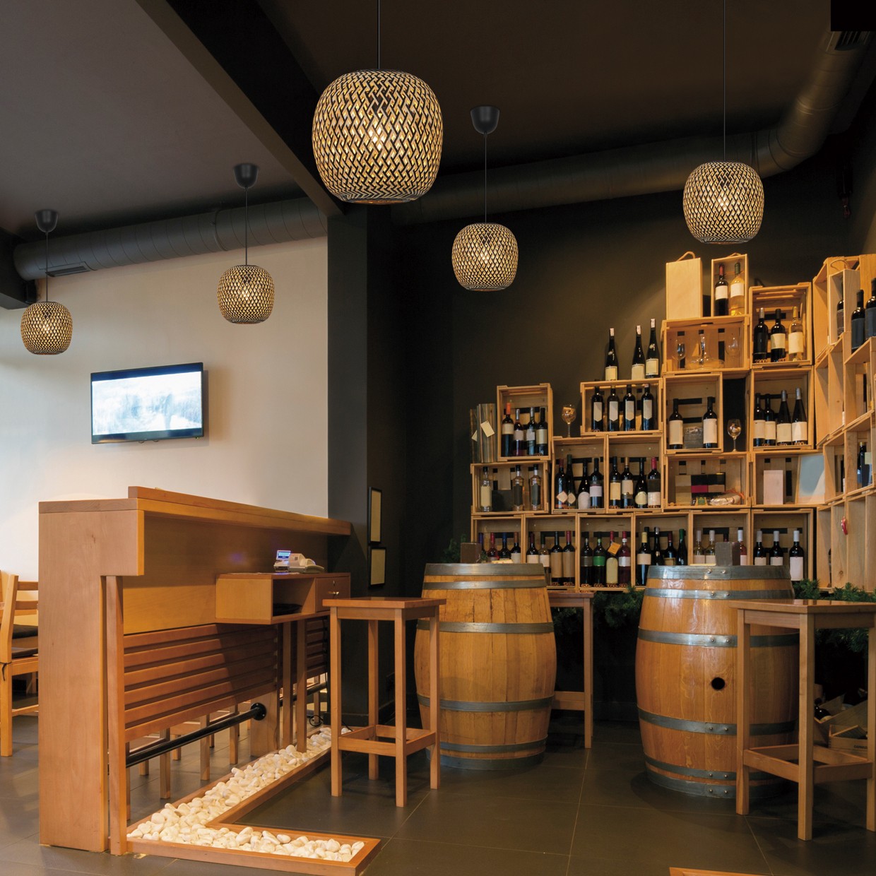 Medidas Colgante Alguero Bambú Natural AJP/Alemar Ref. 11158 - luzguru.com