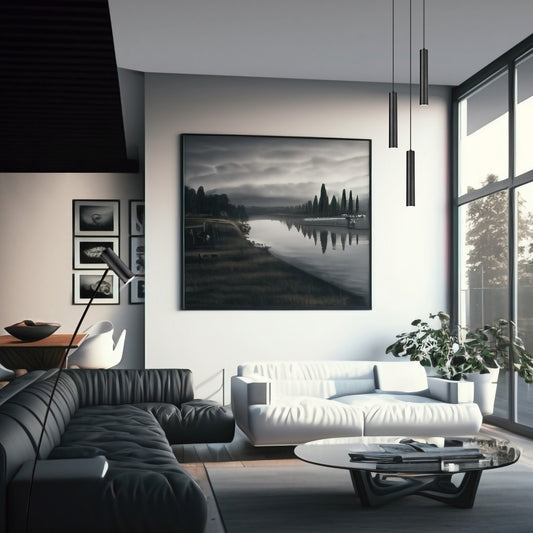 Medidas Colgante Antia Negro AJP/Alemar Ref. 11334 - LuzGuru.com