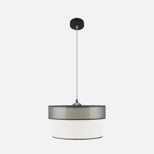 Lámpara Colgante Felix 40 cm Negro y Blanco E27 Fabrilamp - imagen 2 | Fabrilamp / Abrila