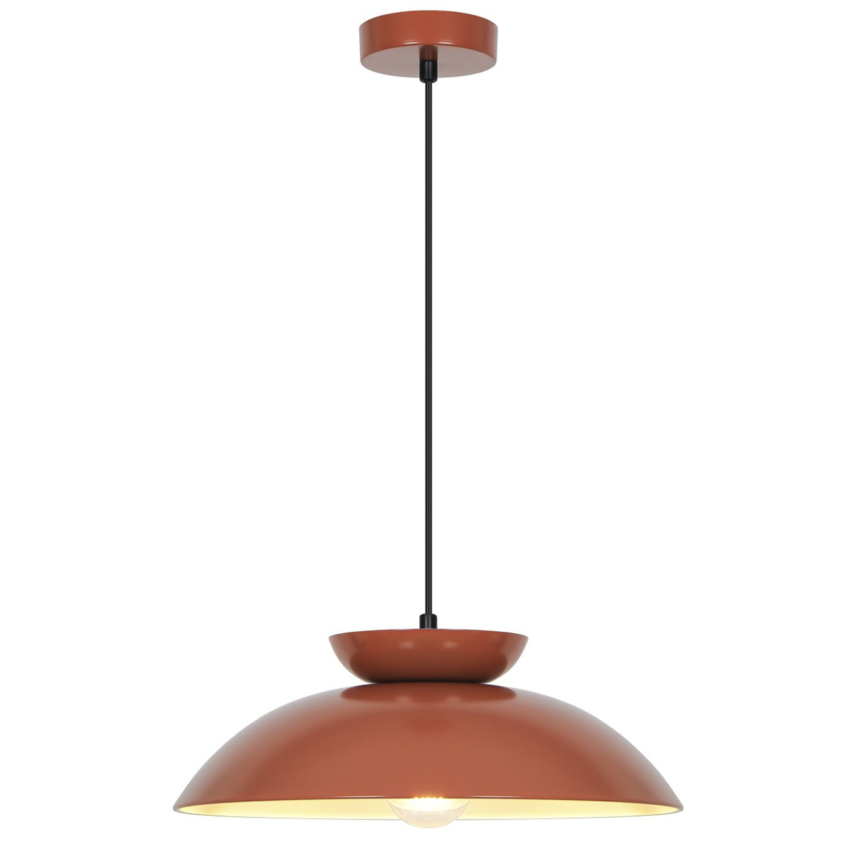 Lámpara Colgante Idea Terracota 60W E-27 Metal Alemar - vista principal | AJP / Alemar