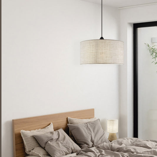 Medidas Colgante Larino Lino Tostado AJP/Alemar Ref. 11794 - LuzGuru