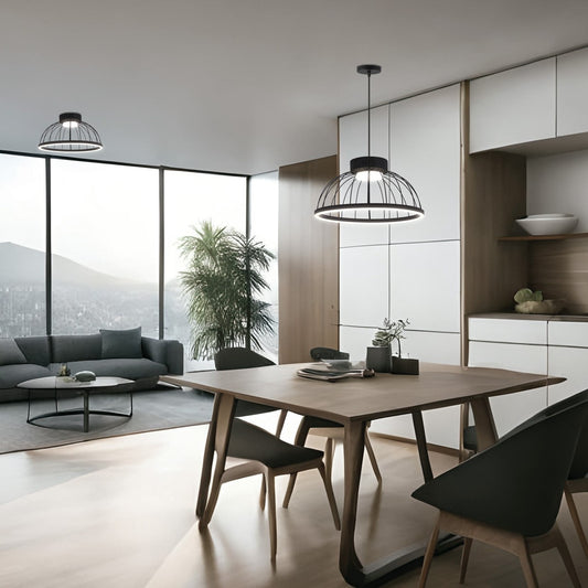 Medidas Colgante LED Tilda Negra 30W AJP/Alemar Ref. 11811 - luzguru.com