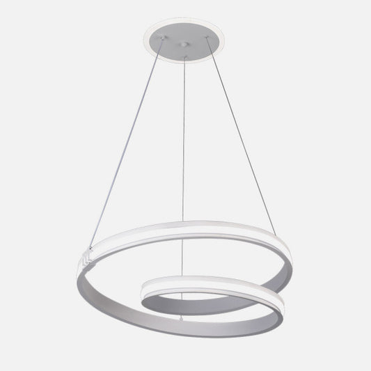 Lámpara Colgante LED Luster 129 W Blanco con Mando Fabrilamp - imagen 2 | Fabrilamp / Abrila