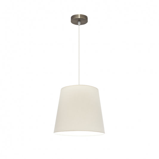 Lámpara Colgante Maldivas Textil Fabrilamp - 35 cm, Sancho, Cuero | Fabrilamp / Abrila · Ref. 110693558