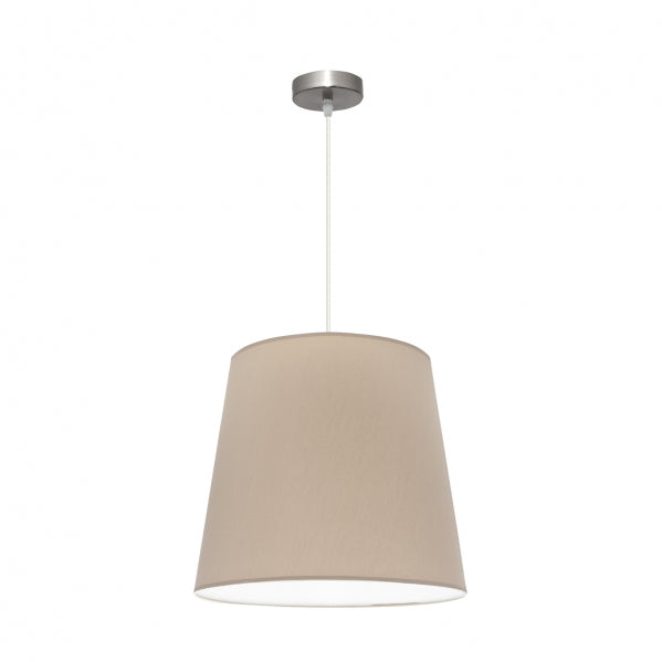 Lámpara Colgante Maldivas 40 cm Níquel y Piedra Fabrilamp - vista principal | Fabrilamp / Abrila