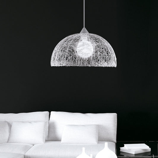 Colgante Maraña Plata AJP/Alemar - Ref. 10075 - Detalles del diseño. Luzgurú