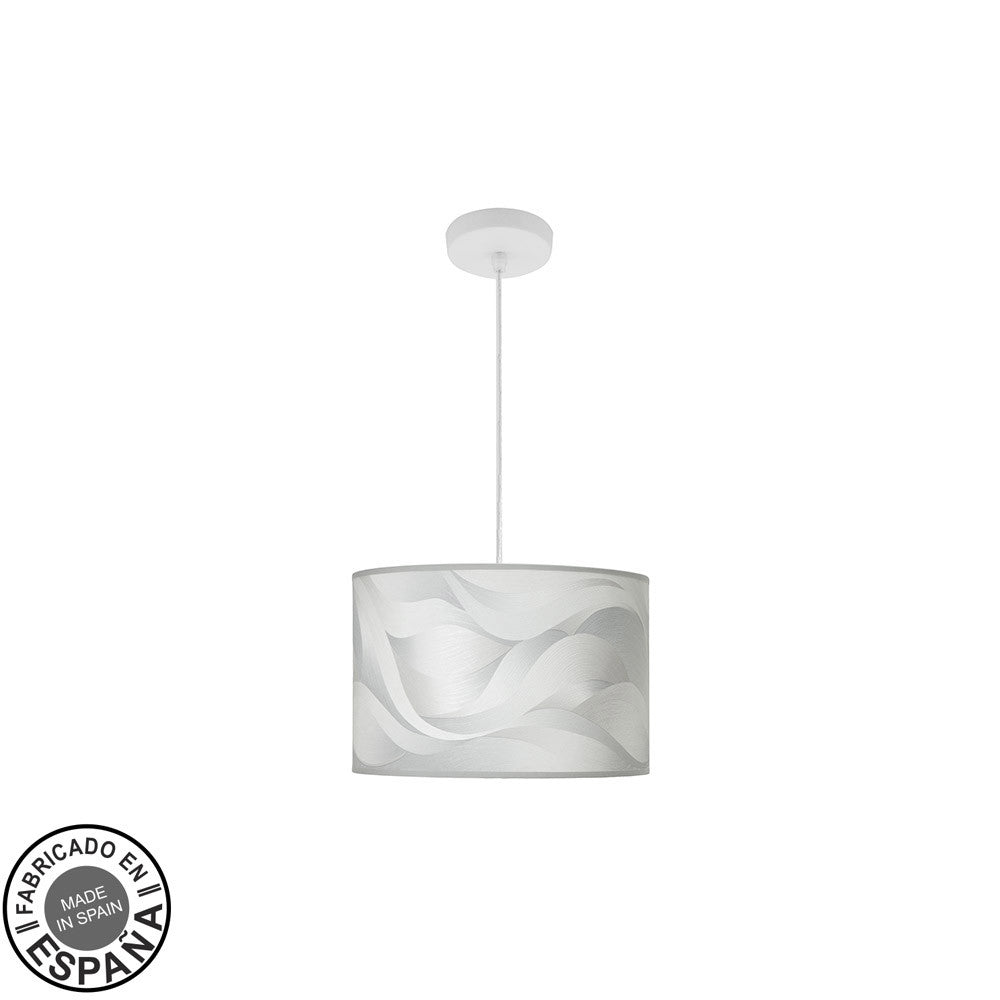 Colgante Moda Blanco y Gris Fabrilamp / Abrila 212493031