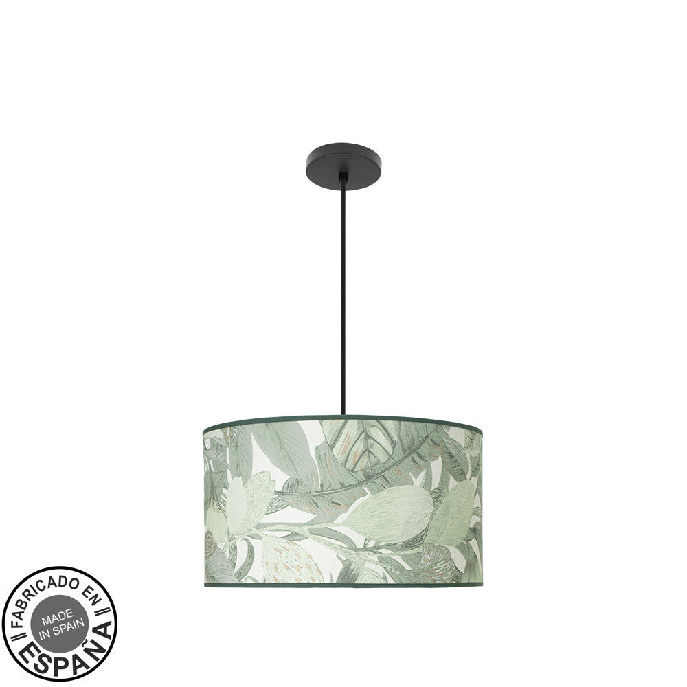 Colgante Moda Hoja Verde Fabrilamp / Abrila 212494019, diseño moderno y natural.