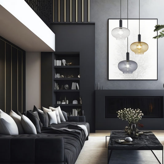 Medidas Colgante Pataias Fumé 1x60W E27 AJP/Alemar Ref. 11221 - LuzGuru.com