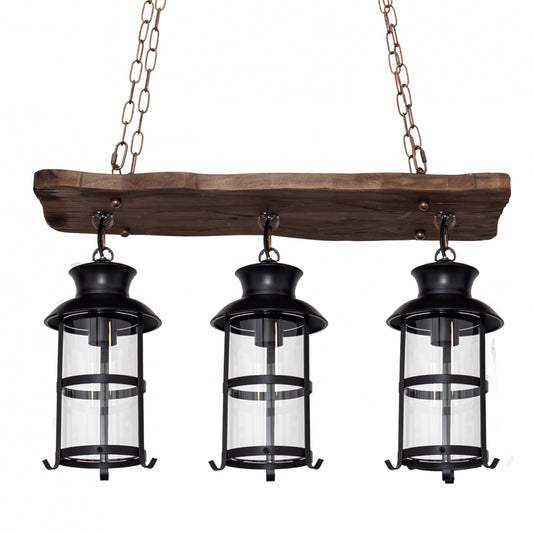 Colgante Cortijo fabricado en Madera color Marrón para estilo rústico
