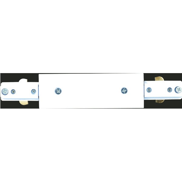 Conector de Carril Blanco Len CristalRecord 10-333-15-000 para sistema de iluminación.