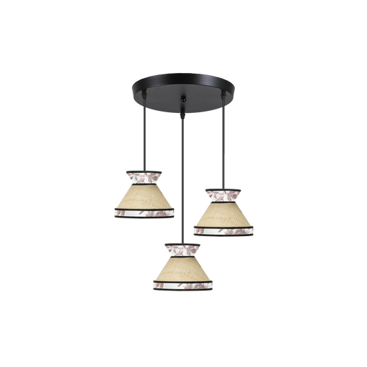 Plafón Constantinopla con Tres Luces Colgantes Fabrilamp - vista principal | Fabrilamp / Abrila · Ref. 248883007