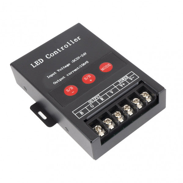 Mando a Distancia Freya para Tira LED RGB 12V 20 m Negro Fabrilamp - vista principal | Fabrilamp / Abrila