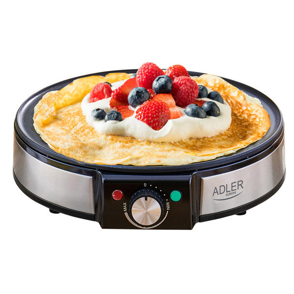 Crepera Eléctrica CREPERA 30 cm 1600 W Antiadherente Negro y Níquel Fabrilamp - vista principal | Fabrilamp / Abrila · Ref. P034AD3058