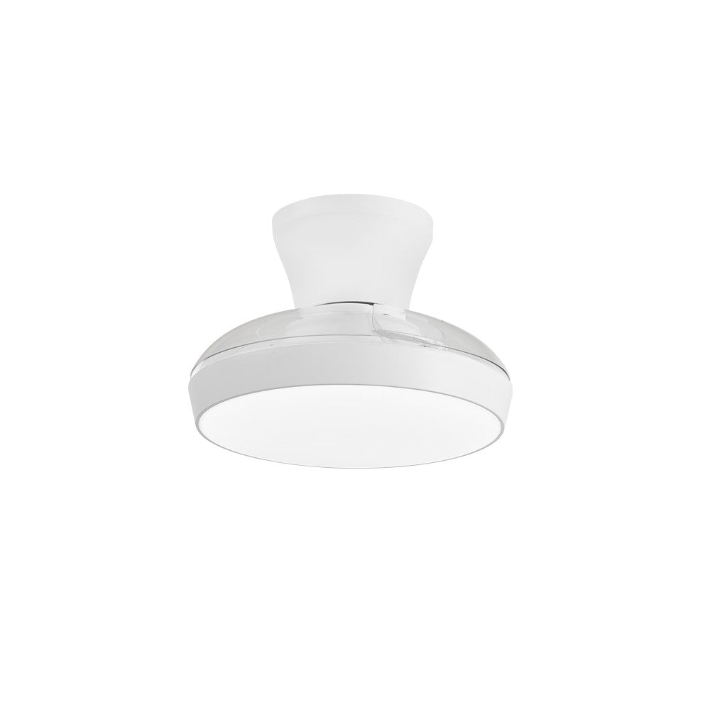 Ventilador moderno con aspas retráctiles ideal para salones