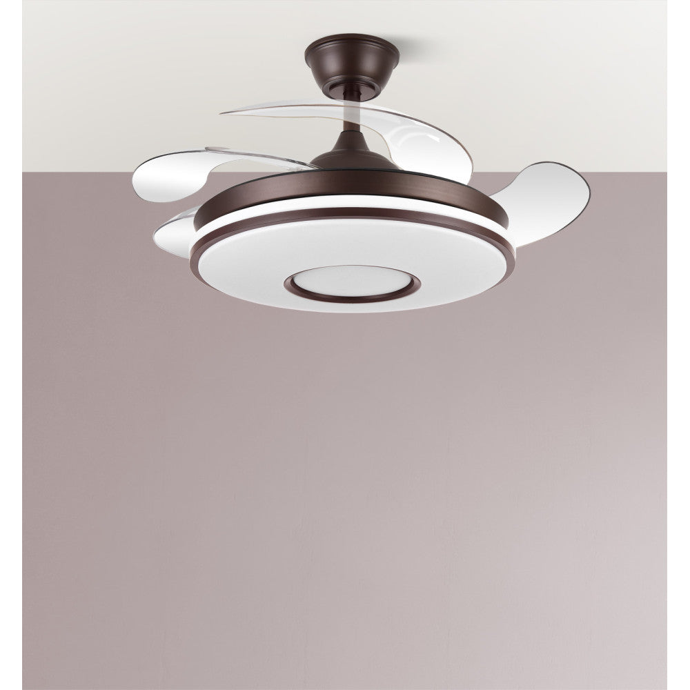 Ventilador de Techo Retráctil Dani 106 cm LED 59W Fabrilamp - imagen 4 | Fabrilamp / Abrila · Ref. 165391402