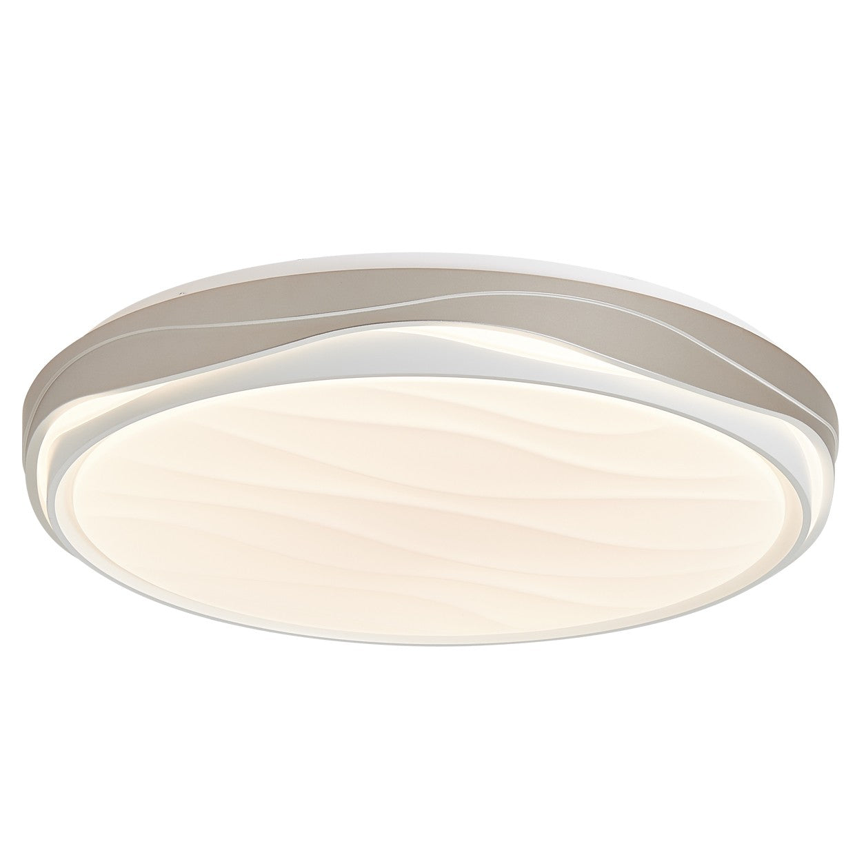 Plafón LED regulable Ocean Champagne ALEMAR 48W - Vista principal