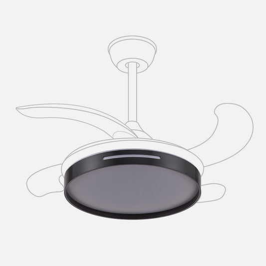 Difusor ventilador fabricado en policarbonato color negro