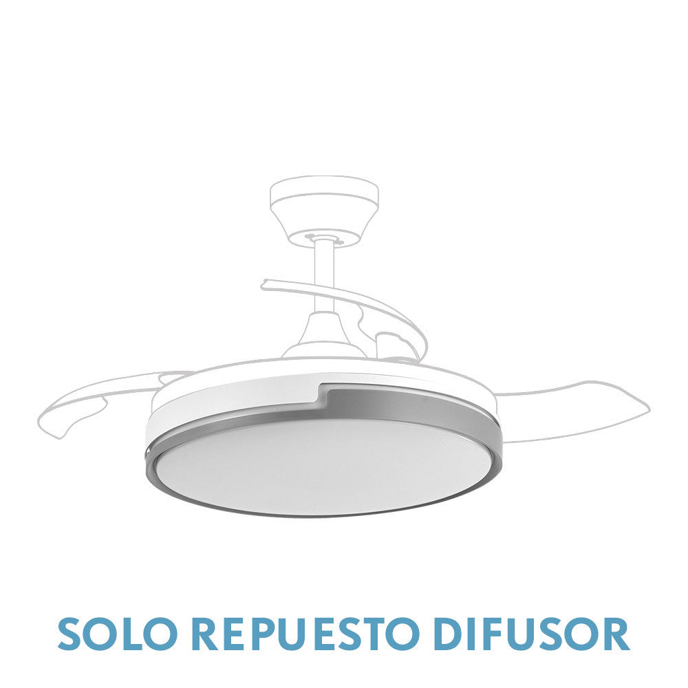 Difusor Ventilador Olimpia Grande Fabrilamp / Abrila 99.DIF-OLIMPIA-BL/GR