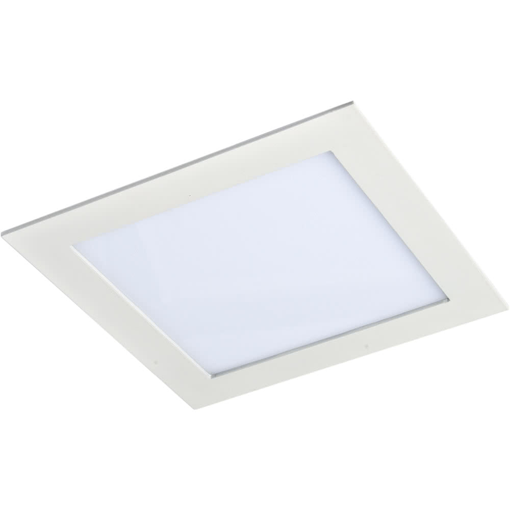 Downlight LED Agamenon Fabrilamp / Abrila 069191801 cuadrado blanco empotrable