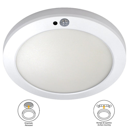 Downlight Tekia fabricado en LED color blanco ajustable