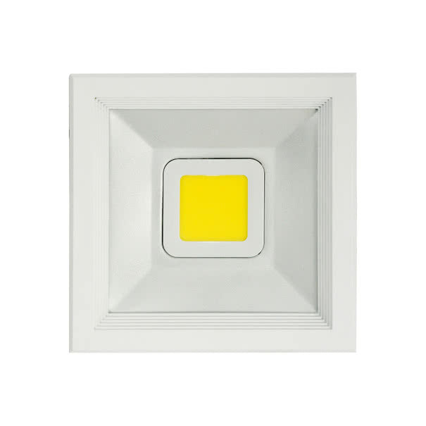Downlight LED Cuadrado Blanco Fabrilamp / Abrila, referencia 049382001