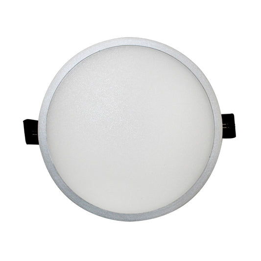 Downlight Kaju fabricado en aluminio color gris, ideal para interiores