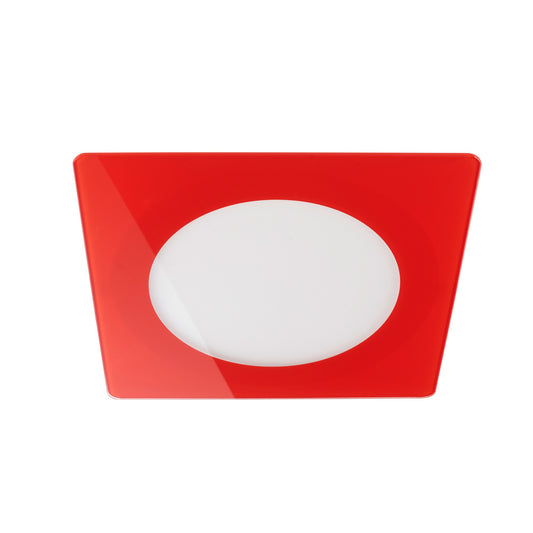 Downlight fabricado en Cristal Rojo CristalRecord