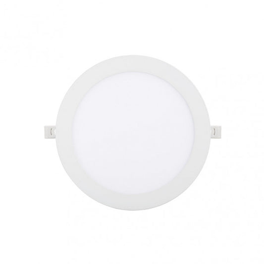 Downlight Obsidiana 18w 3000k Blanco Redondo, detalle del diseño. Fabrilamp, calidad y estilo.