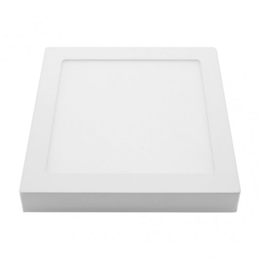 Downlight cuadrado superficie Toba 24W 4000K blanco Fabrilamp, detalle.