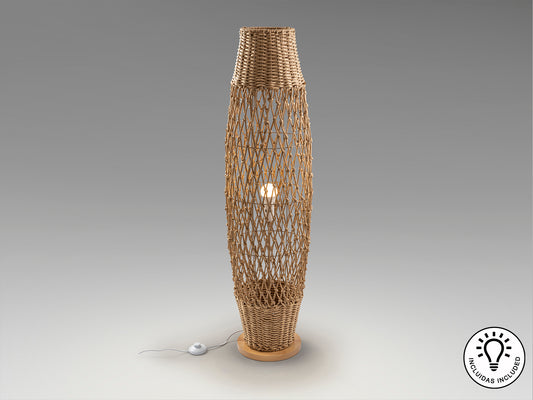 Lámpara de Pie YAIZA Beige - Schuller - Diseño Moderno | luzguru.com