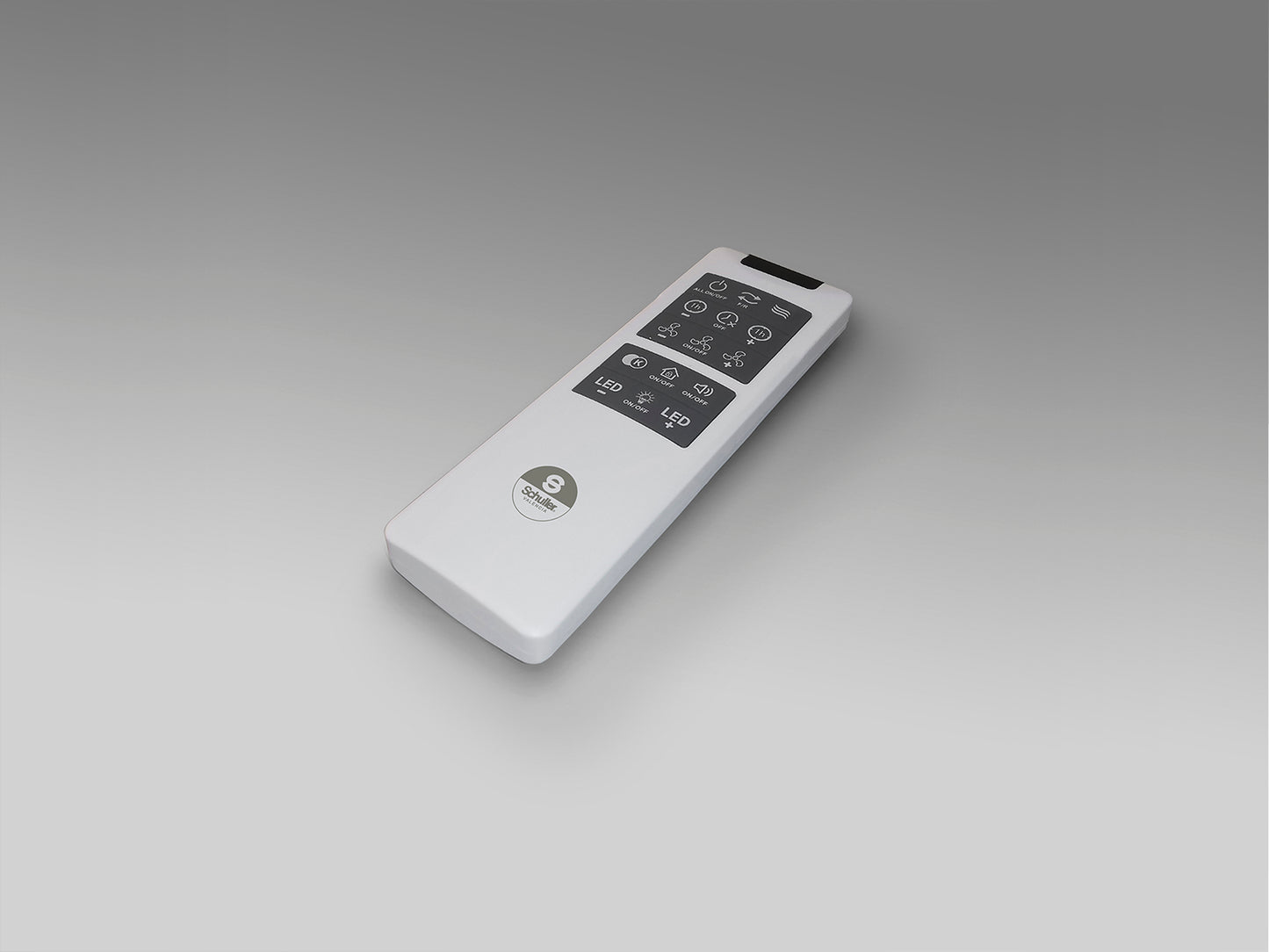 Ventilador Techo Schuller Polaris - Negro Nogal - luzguru.com