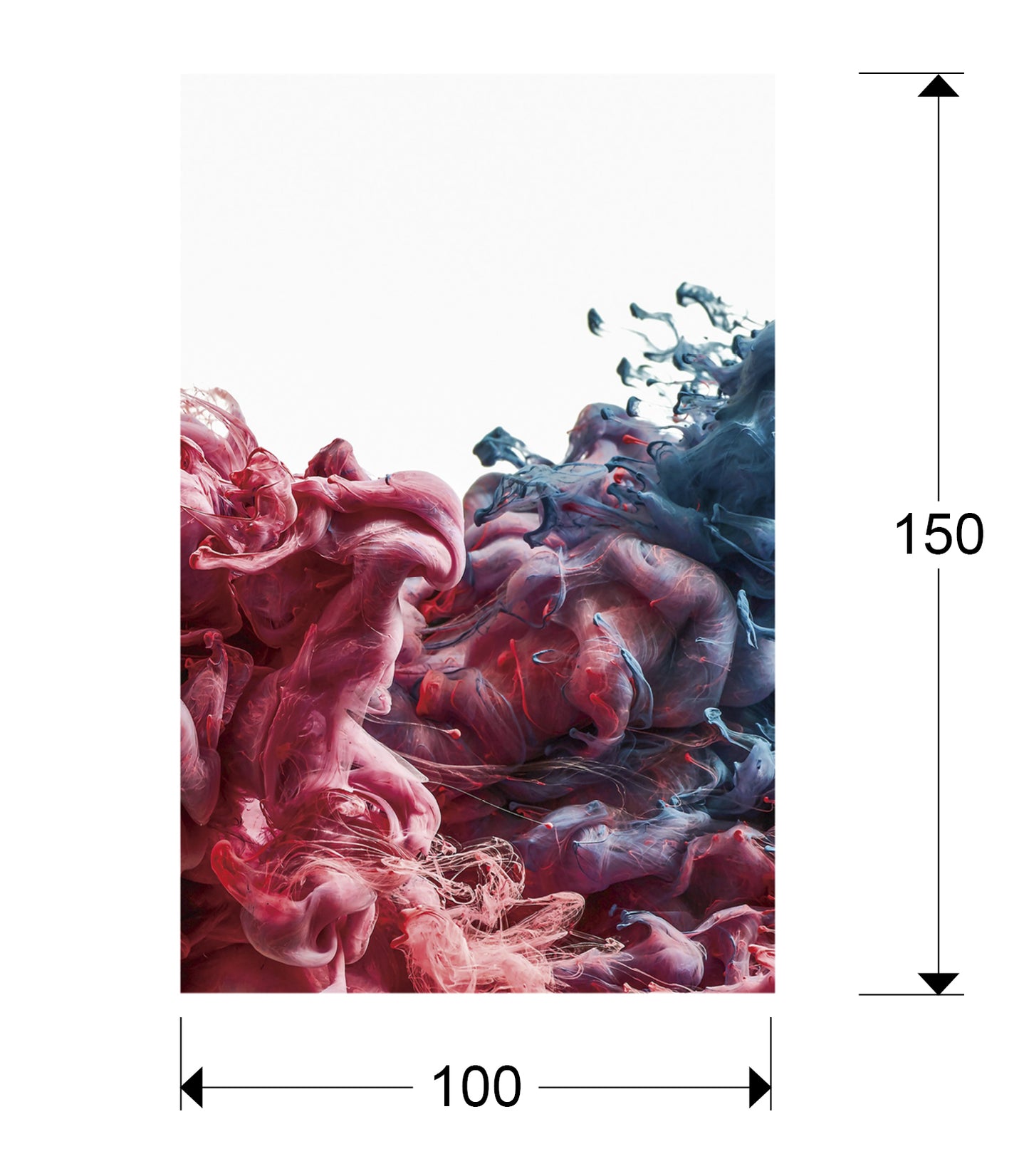 Medidas Schuller FOTO ·MIXTURA· 150x100 (Ref. 753487): 150x100x0.4 cm, 15 kg. Cristal templado.