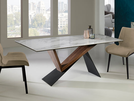 Mesa Comedor Moderna 180x90 - Schuller Noa - Calidad Premium | luzguru.com