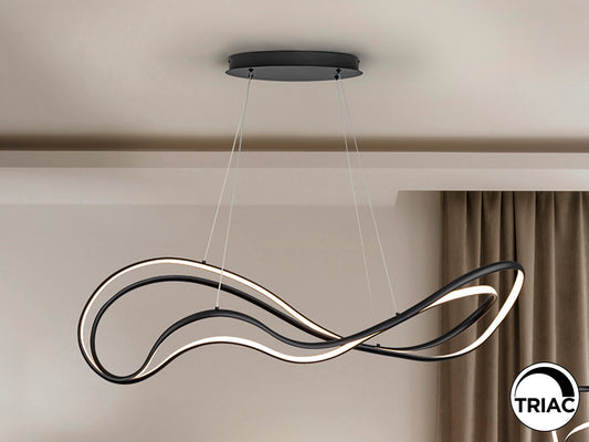 Lámpara Negra Moderna DANZA - Schuller - luzguru.com