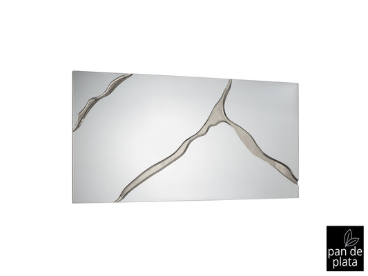 Espejo Rectangular Pan Plata 80x180cm - Schuller - Calidad Premium | luzguru.com