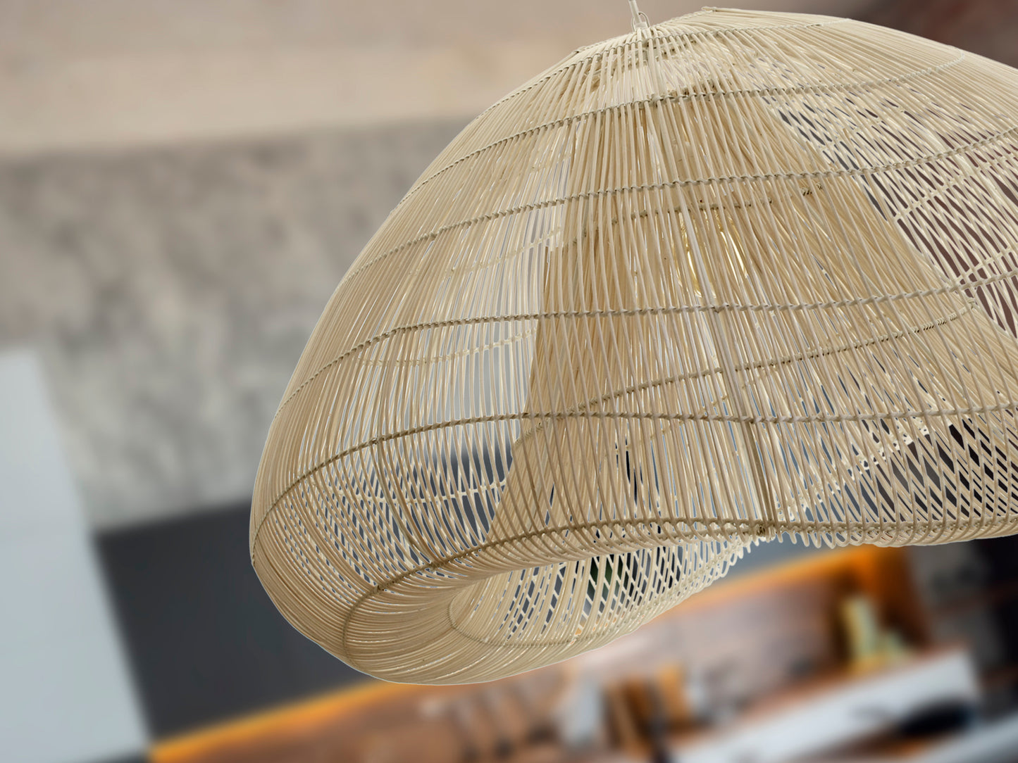 Lámpara Ratán Schuller Sabah - Diseño Moderno | luzguru.com