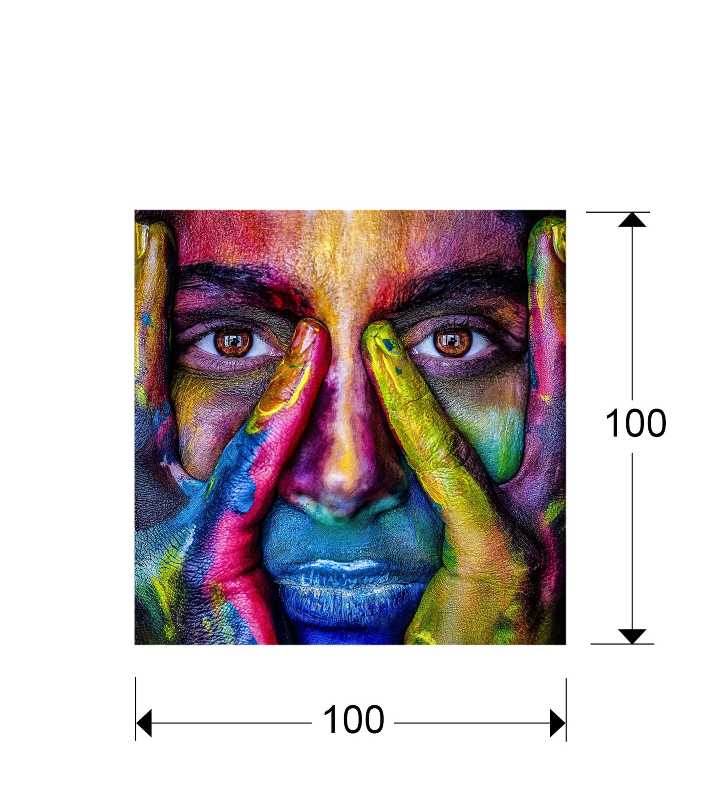 Medidas Schuller 880138 Fotografía Colores: 100x100x0.4 cm, 10 kg.