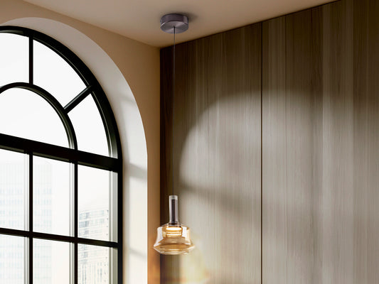 Lámpara de diseño Scarlet Ámbar - Schuller - luzguru.com