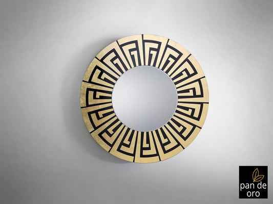 Espejo Moderno Pan de Oro - Schuller Aquiles | luzguru.com