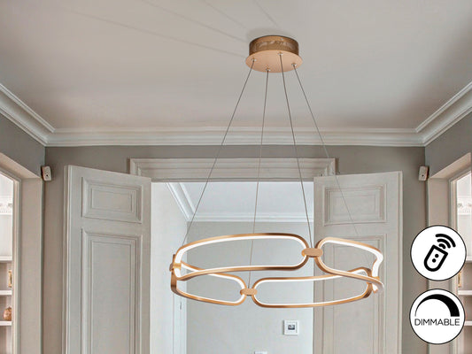 Lámpara de Techo LED Colette Oro Rosa - Schuller | luzguru.com