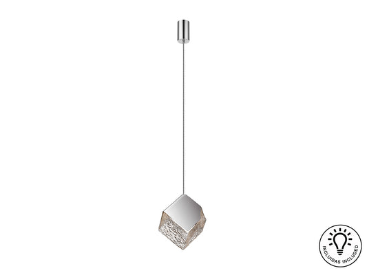 Lámpara de Metal Cromada Priscila - Schuller - luzguru.com